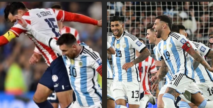 Hasil Pertandingan Argentina vs Paraguay : Menang 1-0 La Albiceleste Lanjutkan Tren Positif