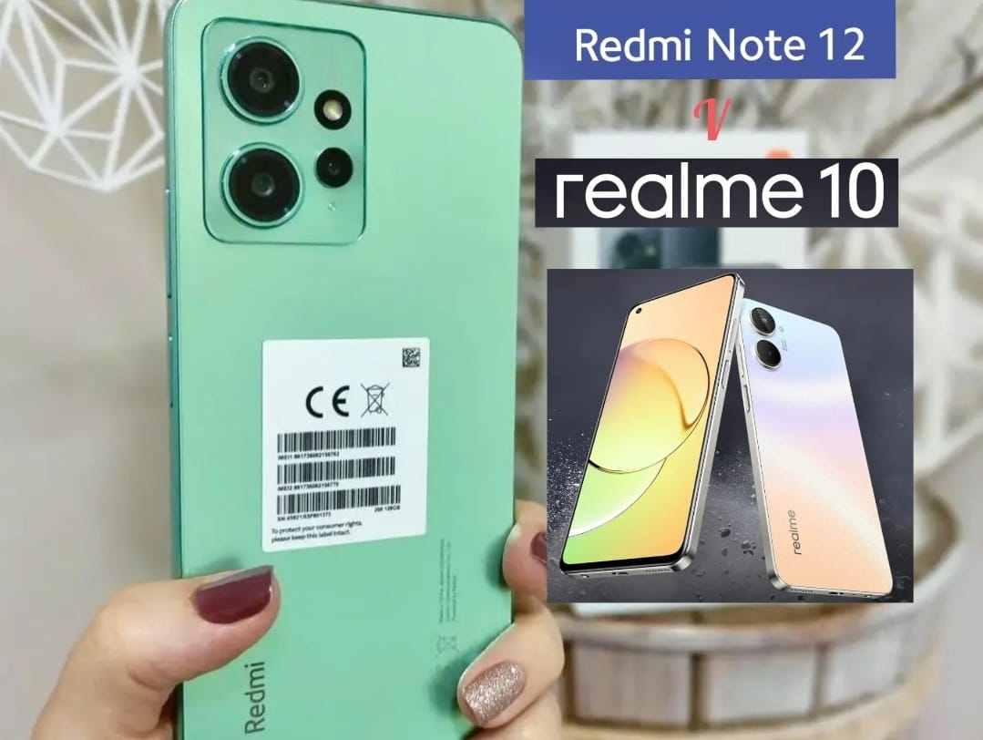 Perbandingan Realme 10 dan Redmi Note 12, Spesifikasinya Selisih Tipis Anda Pilih yang Mana