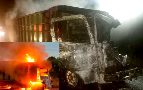  Insiden Mobil Pengangkut Batu Bara Asal Muara Enim, Diduga Tabrakan di OKU Sebelum Terbakar