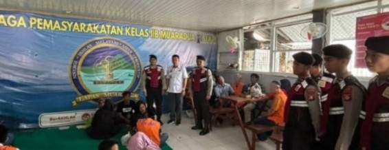 Perkuat Sinergi dan Kerjasama, Samapta Polres OKU Kunjungi Lapas Muaradua