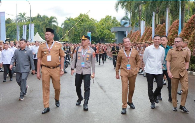 Hadiri Rakornas, Bupati OKU Selatan Komitmen Dukung Program Prioritas Nasional