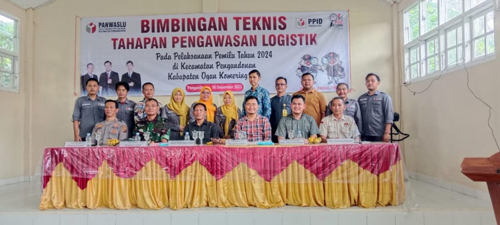 Gelar Bimtek Pantau Tahapan Logistik Kecamatan Pemilu 2024