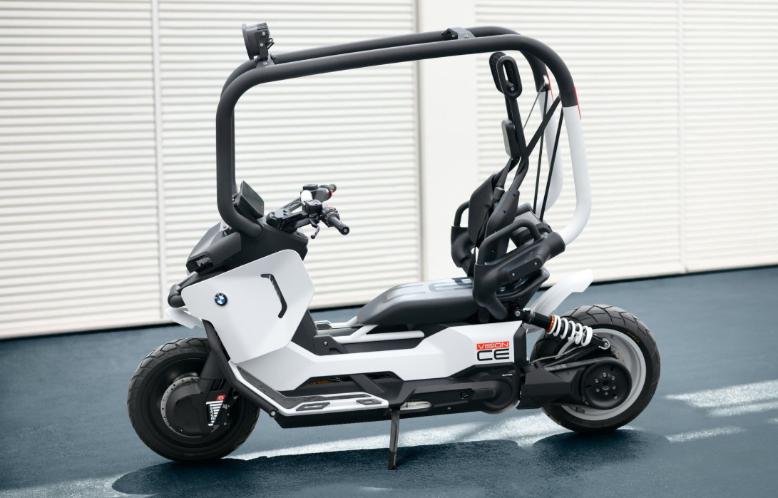 BMW Vision CE Bikin Heboh, Skuter Listrik dengan Fitur Anti Jatuh!