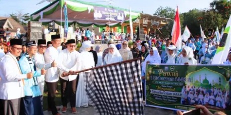 Ribuan Warga OKU Meriahkan Pawai 1448 H