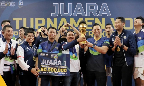 Inilah Juara Voli Menteri ATR/Kepala BPN Cup 2024