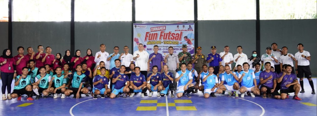 29 Tim Berebut Juara di Turnamen Fun Futsal OPD