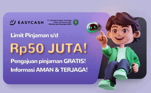 Pinjam Uang Di Pinjol Easycash Rp50 Juta Tanpa Anggunan dan Ancaman DC Lapangan 