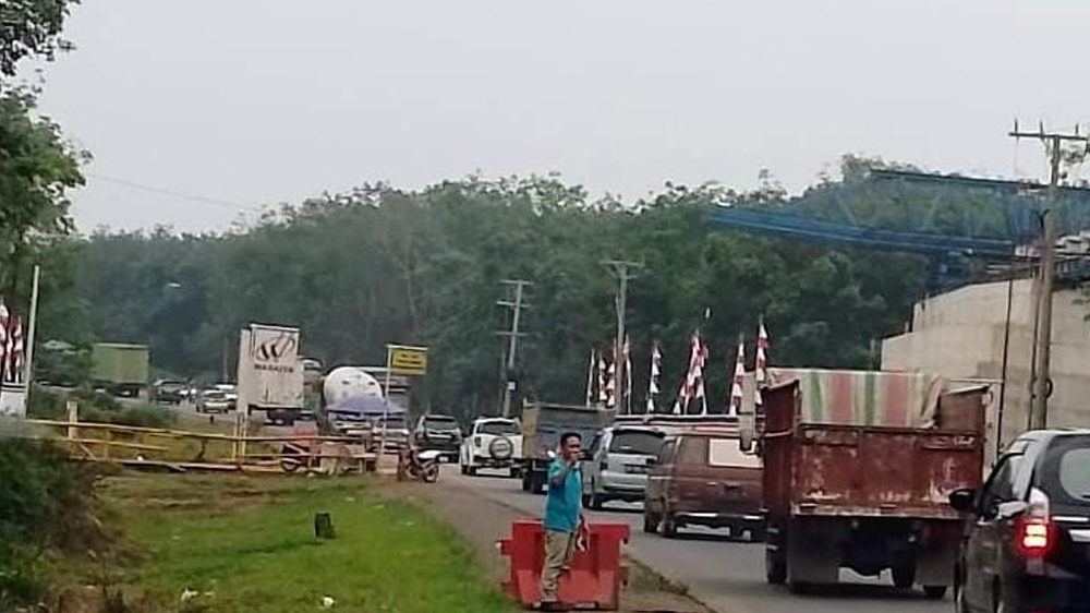 Jalan Raya Palembang – Betung Ditutup Terbatas Selama 12 Hari