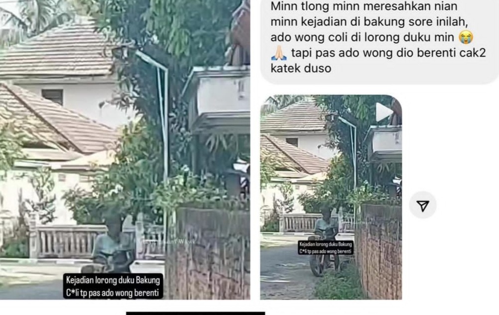 Aksi Pria di Baturaja 'Ekspos Diri' di Tempat Umum Viral di Medsos