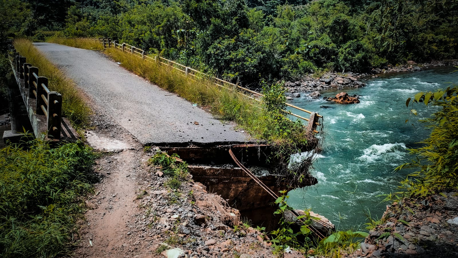 Jembatan Kisiran Pengandonan - Ulu Ogan Dibangun Baru