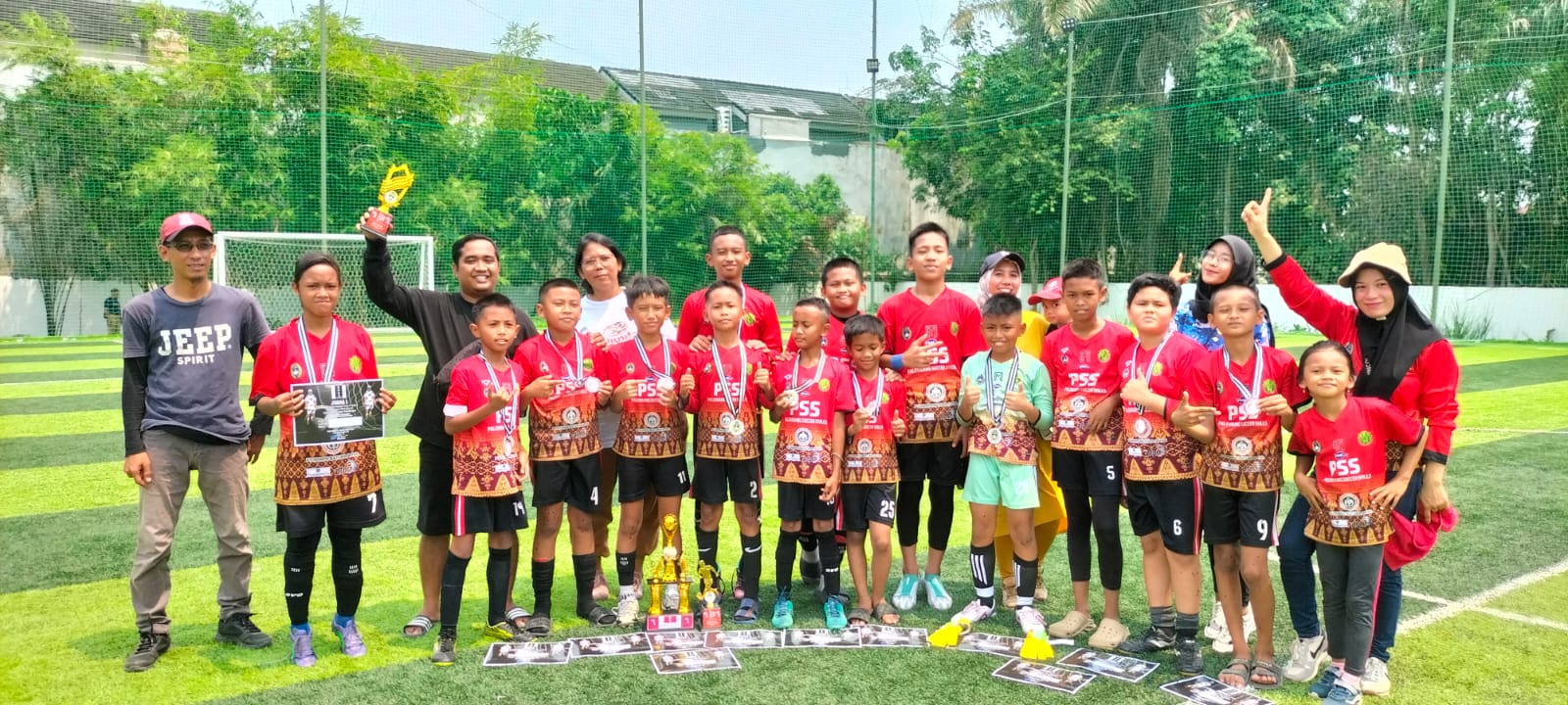 Juara Inzaghi Cup, SSB PSS Borong Penghargaan Individu