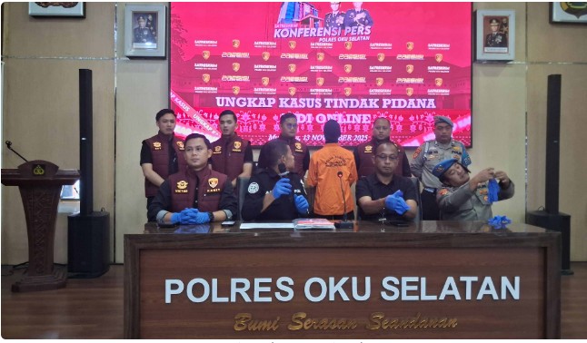 Judi Online Berkedok TikTok Live Terbongkar di OKU Selatan, Pelaku Ditangkap 