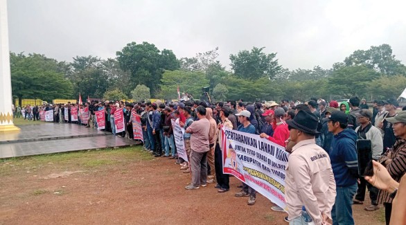 Ratusan Warga Desak Penyelesaian Tapal Batas Kabupaten OKU Timur– OKI