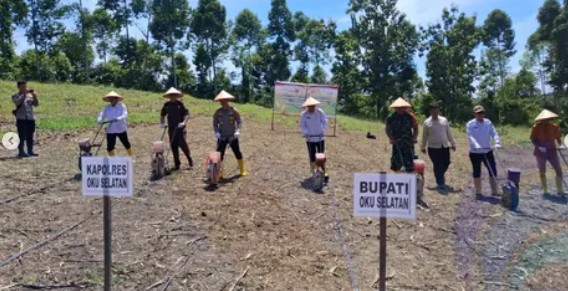 Gelar Tanam Jagung Serentak Dukung Swasembada Pangan