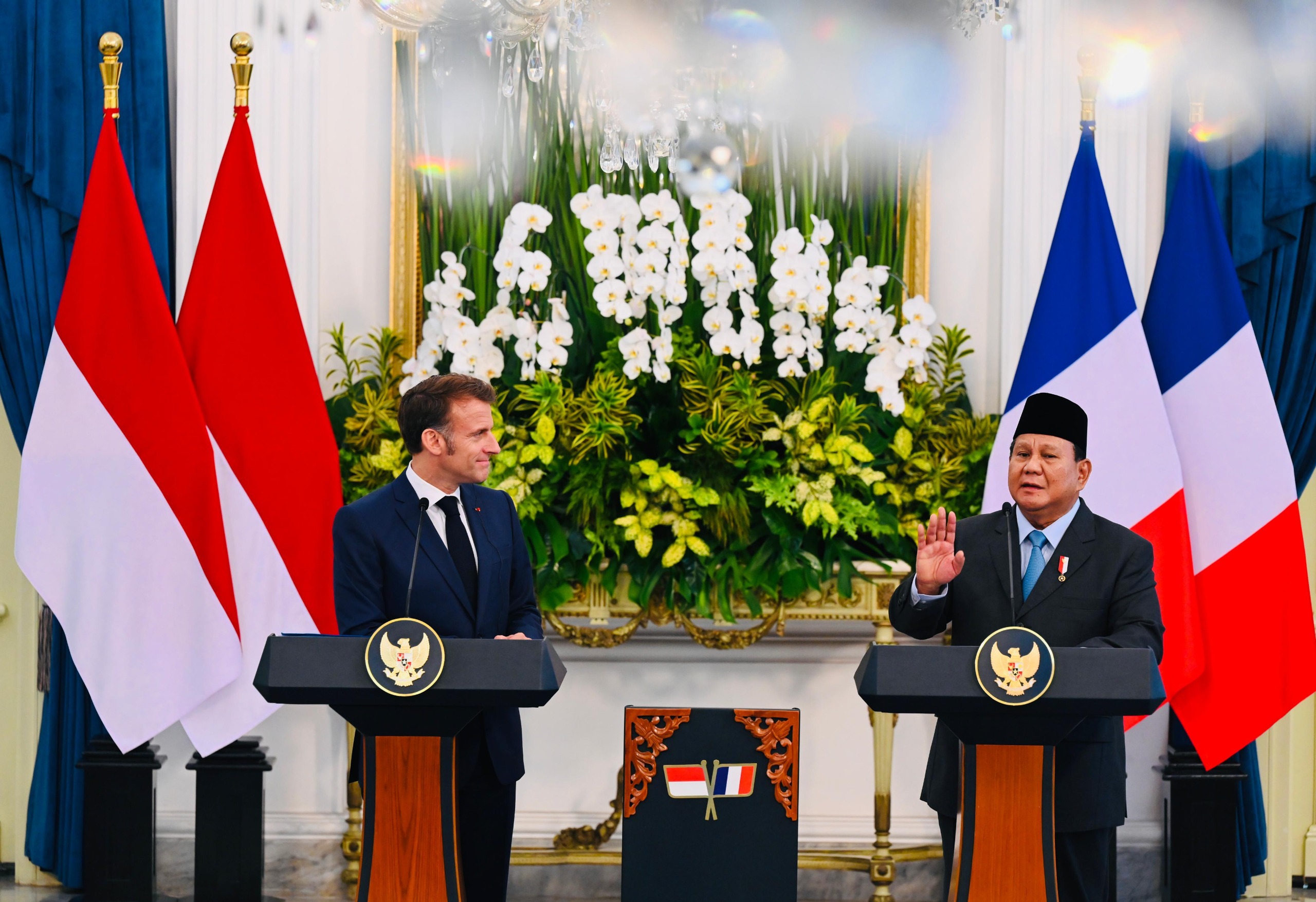PLN Dengan HDF Energy dan PT SMI Perkuat Komitmen Akselerasi Hidrogen, Disaksikan Prabowo dan Macron di Istana