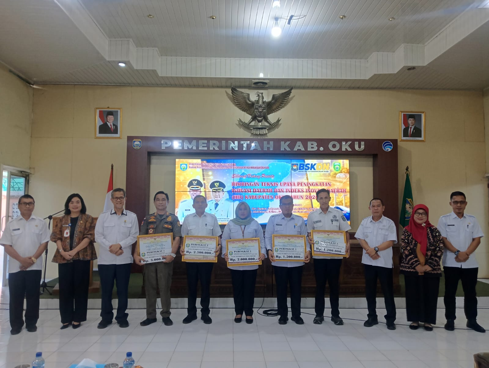 Satpol PP OKU Diganjar Perangkat Daerah Terinovatif 2026