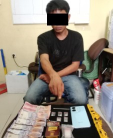 Simpan Narkotika Dalam Kotak Rokok Digerebek Polisi