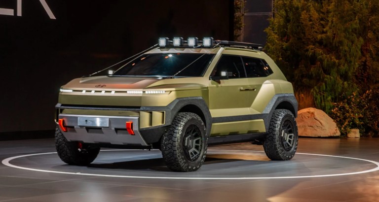 Debut Hyundai CRATER Concept Desain Sangar, Teknologi Futuristik, Siap Gaspol Off Road!