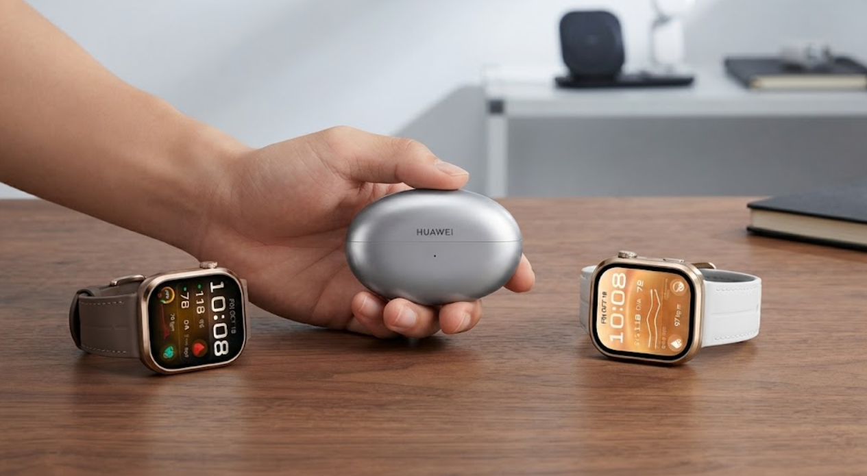 Ini Wujud Huawei Watch D3 dan FreeBuds Neo, Desain Makin Menggoda 