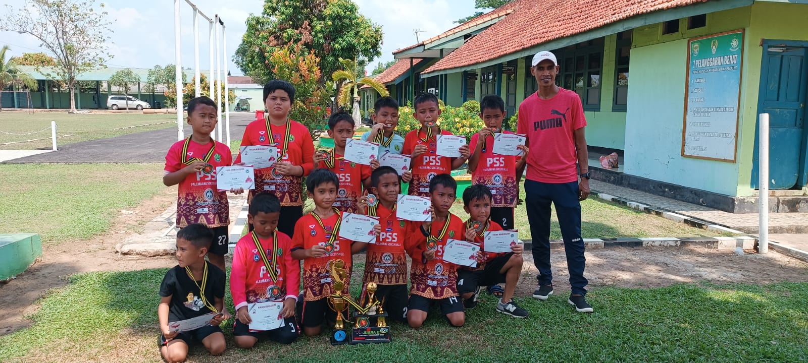 Keren !! SSB Palembang Soccer Skills Sukses Boyong Juara Dua di Turnamen Ini