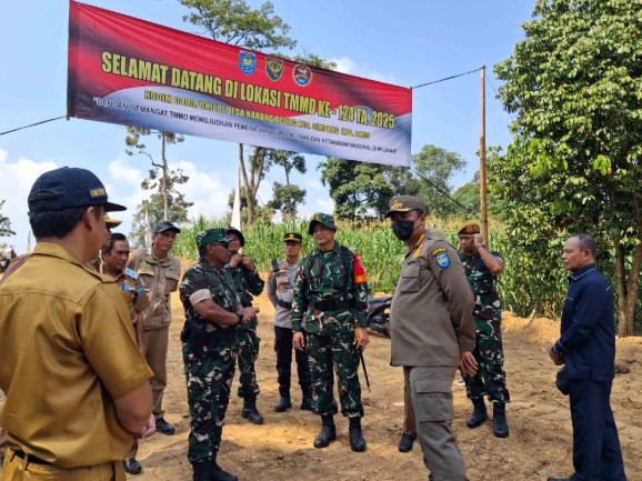 Kodim 0403/OKU Gelar TMMD ke-124 di Desa Karang Agung