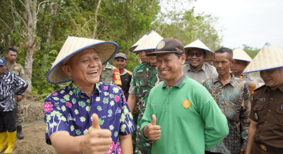 Buka Program Cetak Sawah, Wujudkan Swasembada Pangan di OKU Timur