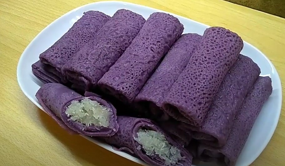 Lumer di Mulut, Resep Kue Dadar Gulung Ubi Ungu yang Wajib Dicoba
