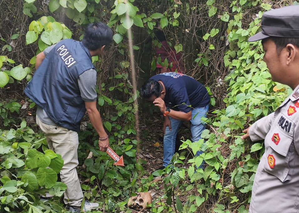 Rangka Manusia Ditemukan di Lubuk Batang OKU, Diduga Warga yang Hilang Sebulan