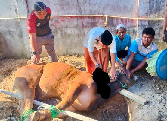 Lapas Kelas IIB Martapura Gelar Salat Iduladha hingga Sembelih Hewan Kurban