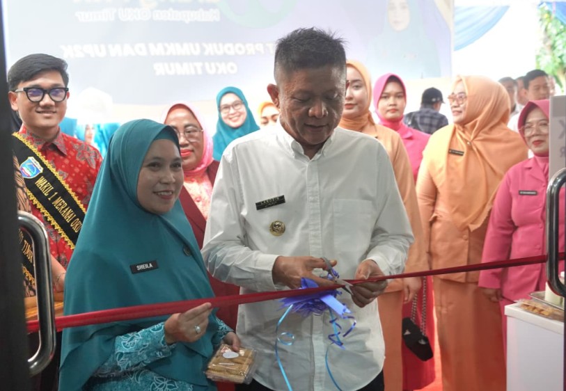 Dorong Inovasi PKK, Bupati Enos Luncurkan Warung dan Koperasi PKK OKU Timur