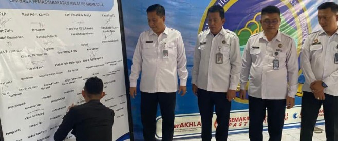 Lapas Kelas IIB Muaradua Komitmen Ciptakan Lingkungan Bebas Narkoba dan HP Ilegal