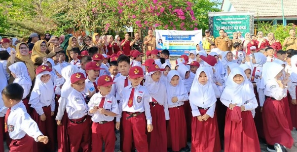 60 Pelajar SD di Baturaja Diberi Imunisasi Pencegahan Penyakit Polio