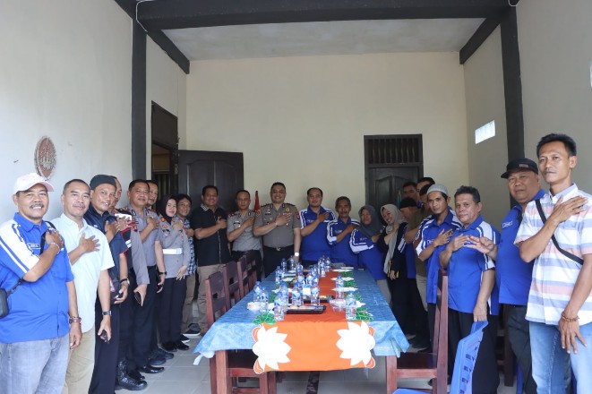 Sambangi PWI OKU, Tegaskan Polri Terbuka terhadap Kritik Membangun