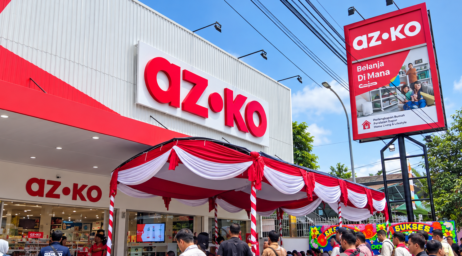 AZKO Resmi Hadir di Baturaja, Solusi Rumah dan Gaya Hidup bagi Masyarakat OKU