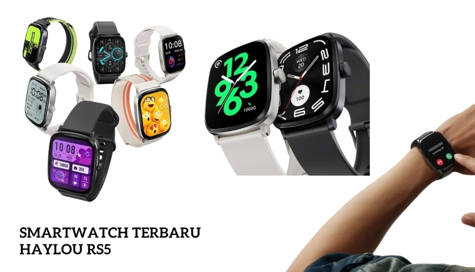 Smartwatch Terbaru Haylou RS5, Banyak Upgrade dari Seri Sebelumnya Harga cuma 500 ribuan!
