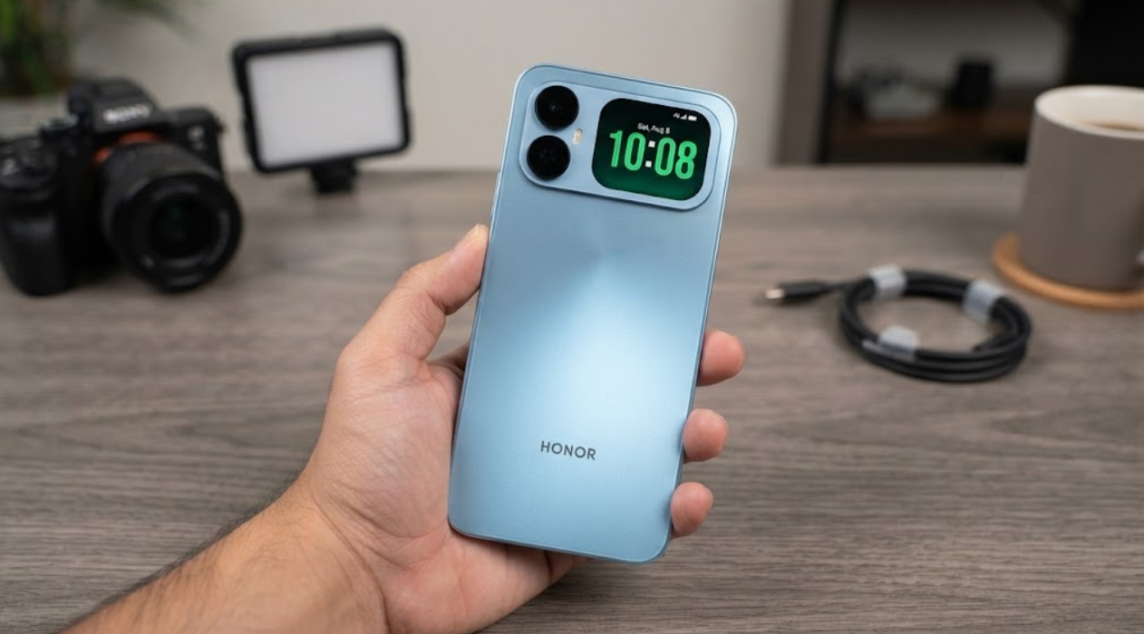 HP Ini Punya Layar di Punggungnya! Honor Play20A Bikin Heboh dengan Desain Anti Mainstream