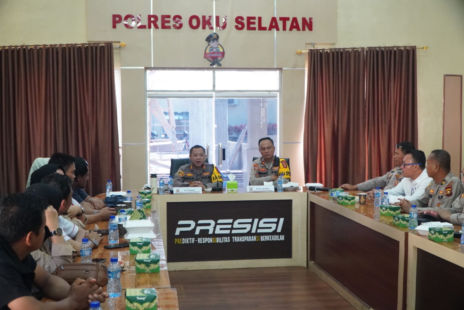 Polres OKU Selatan dan Insan Pers Gelar Coffee Morning Bahas Pilkada 2024