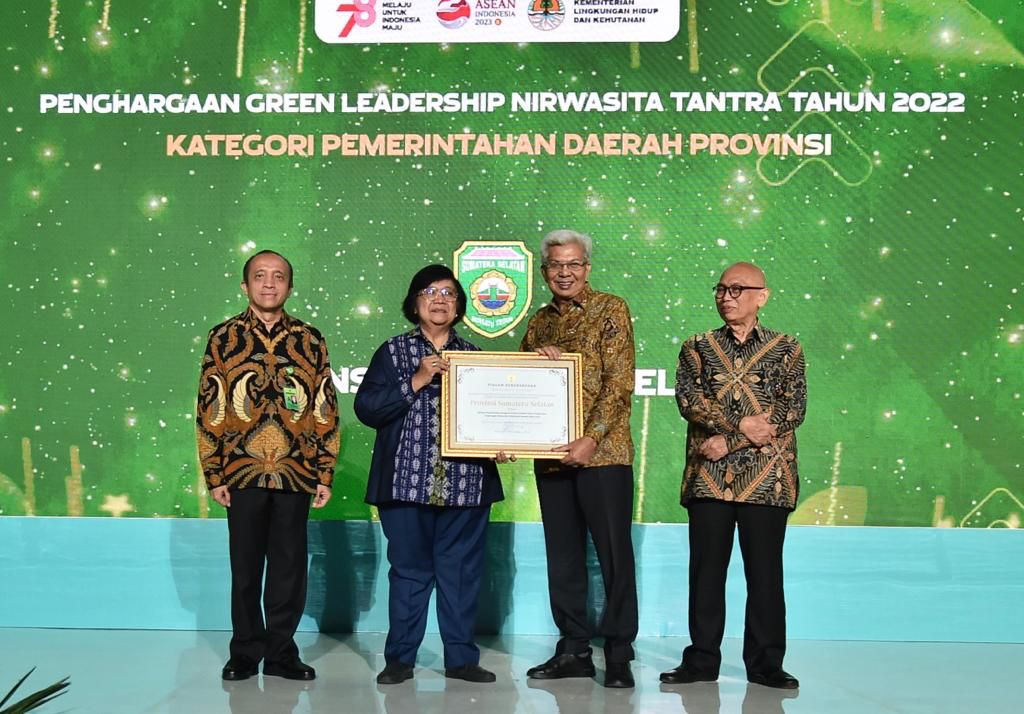 Lewat Program GSMP, Sumsel Diganjar Penghargaan