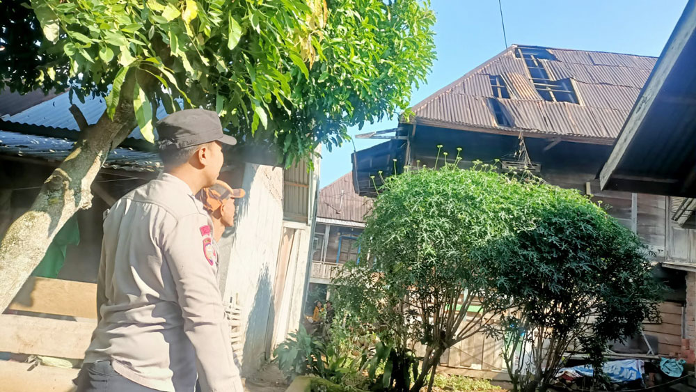 Puting Beliung Terjang Dua Desa di Kecamatan Jarai