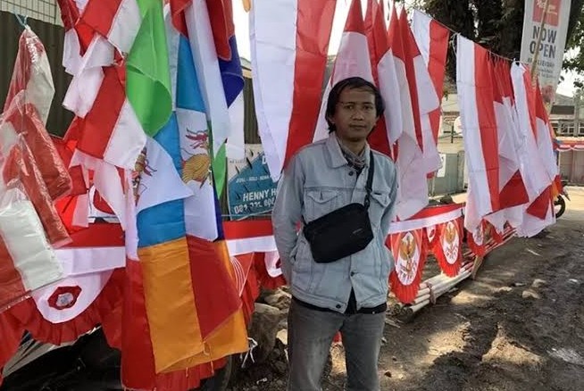 Menjelang HUT RI, Penjualan Bendera Merah Putih Meningkat