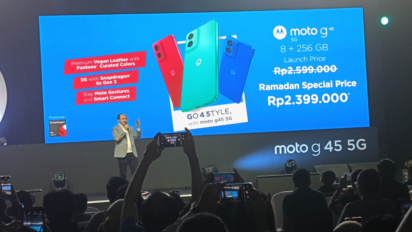 Motorola Comeback ke Indonesia, Rilis Moto G45 5G dengan Harga Terjangkau