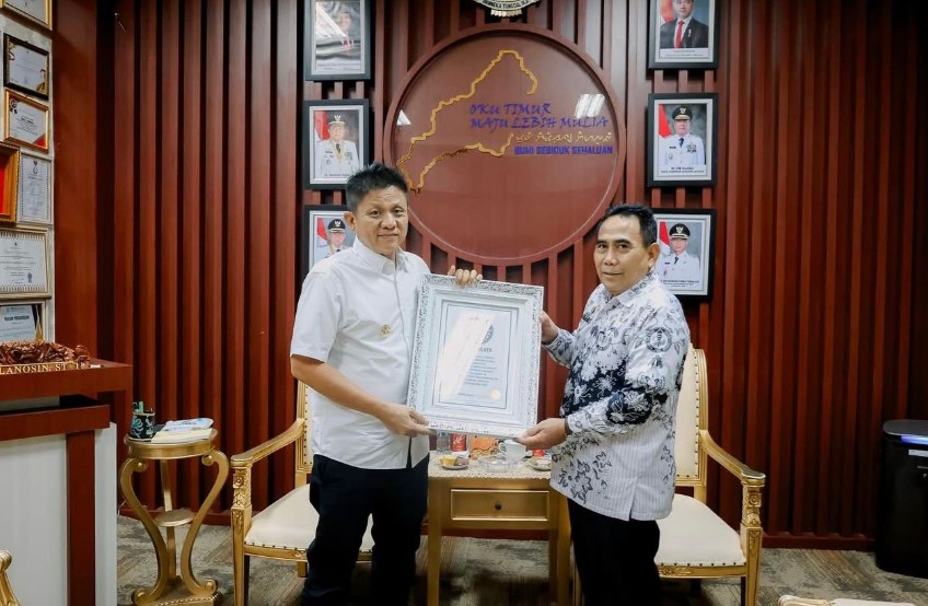 Pelatihan AI di Palembang Masuk Guinness World Records, OKU Timur Raih Penghargaan