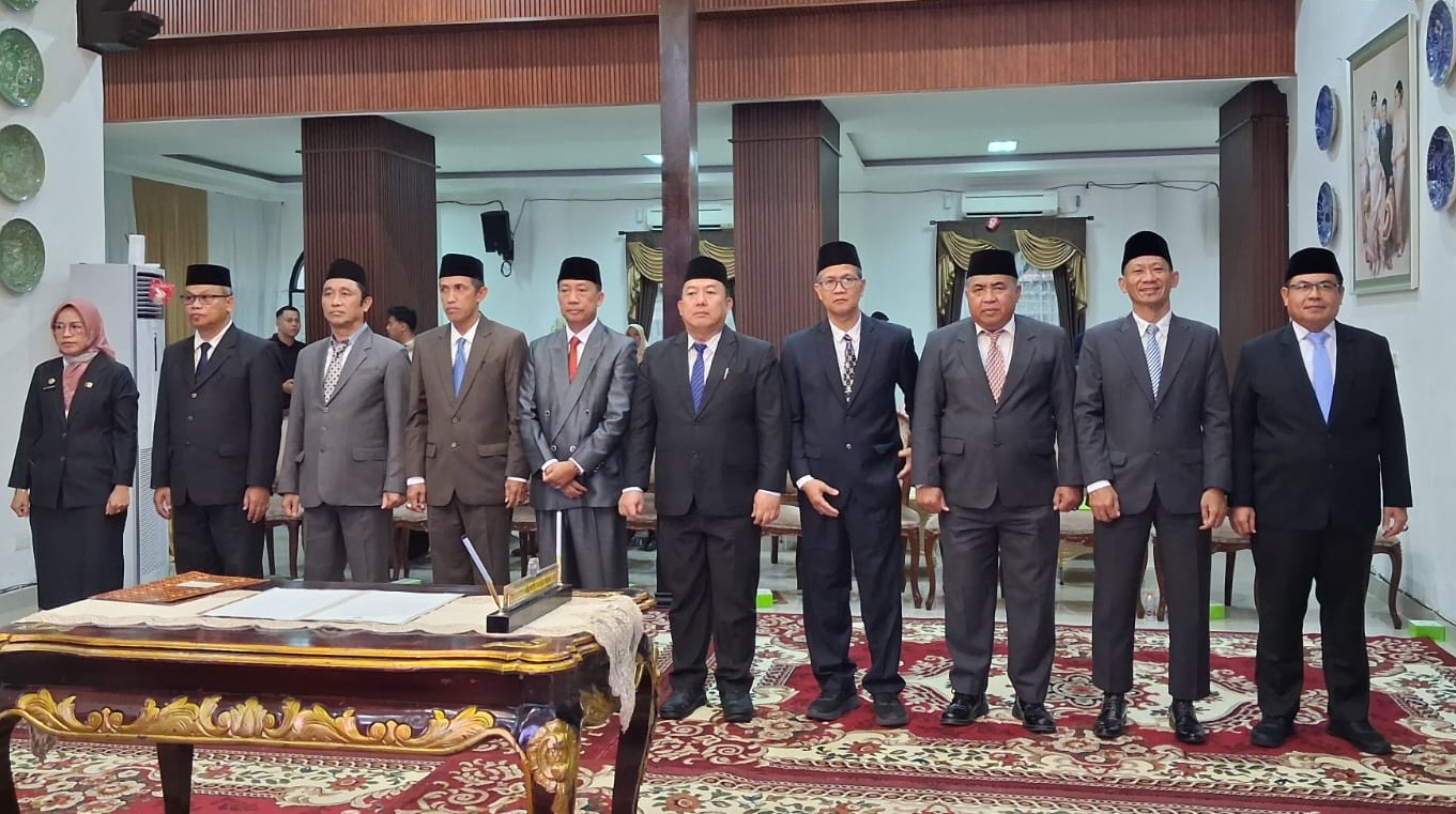Bupati Rotasi 10 Kepala Dinas OKU, 11 Jabatan Bergeser dari Pendidikan hingga Asisten