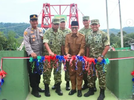 Putus Diterjang Banjir 2024, Jembatan Gantung Garuda Kembali Beroperasi
