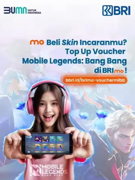 Kemudahan Top Up Game Mobile Legends Lewat BRImo 