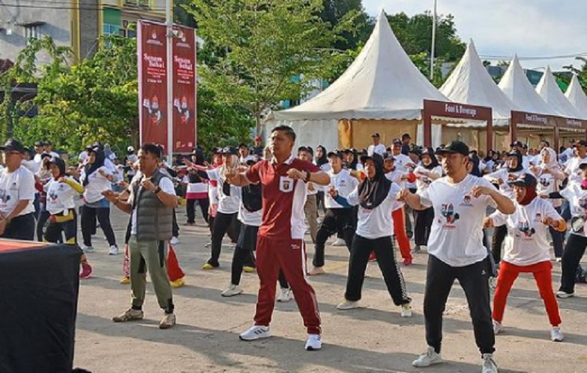 KPU OKU Tingkatkan Partisipasi melalui kampanye sehat 