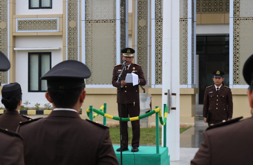 Hari Lahir Kejaksaan RI ke-80, Kejari OKU Teguhkan Komitmen Penegakan Hukum