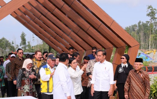 Kementerian ATR/BPN Ikut Meninjau Embung hingga Sumbu Kebangsaan