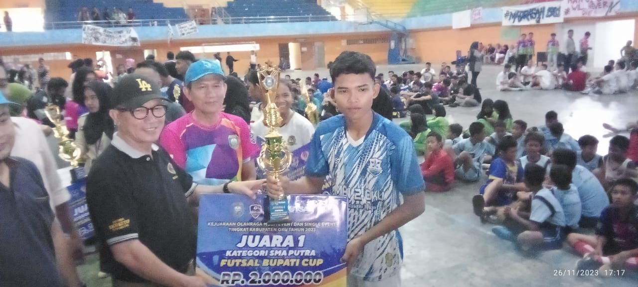 Jadikan Bupati OKU Cup Futsal Antar Pelajar Ajang Pencarian Bakat