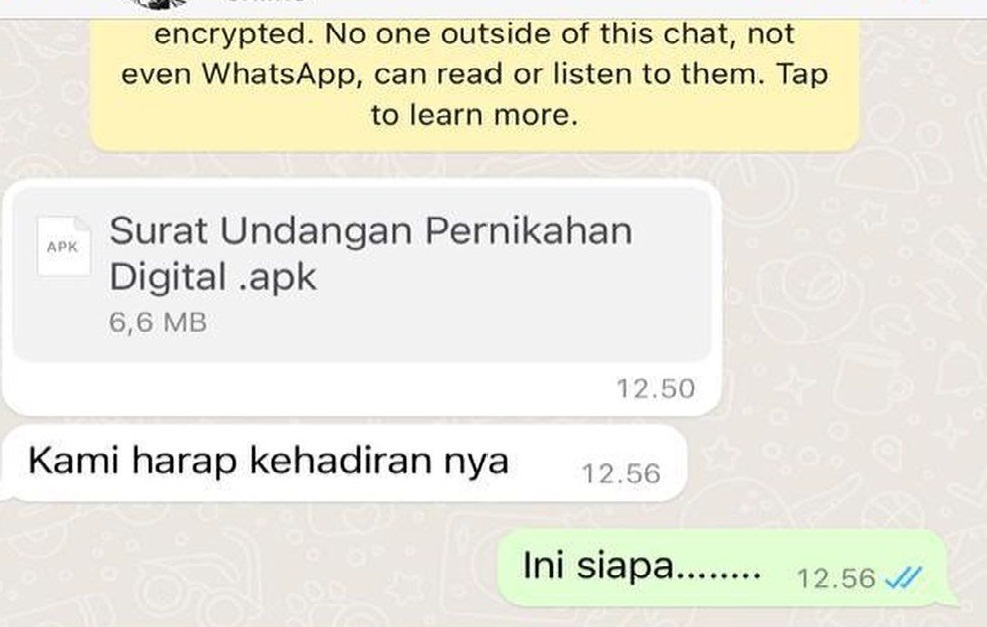 Undangan Digital Modus Baru Penipuan, Cek Antisipasinya